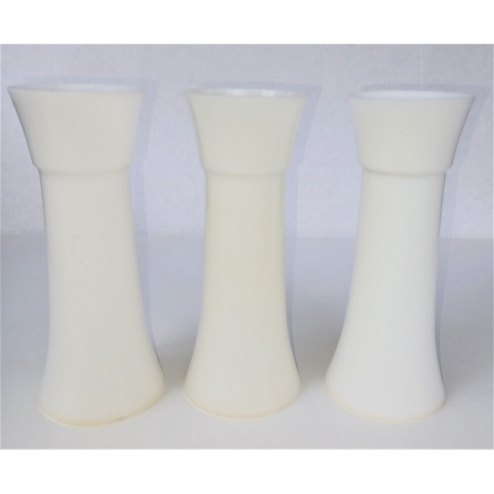 Vintage Tupperware 6” Hourglass Salt & Pepper Shakers NO LIDS  Set of 3 Shakers